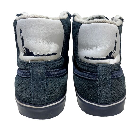 Vintage Nike Blazers SB Poets Lighthouse Blue Suede Sz 11 - Picture 3 of 15